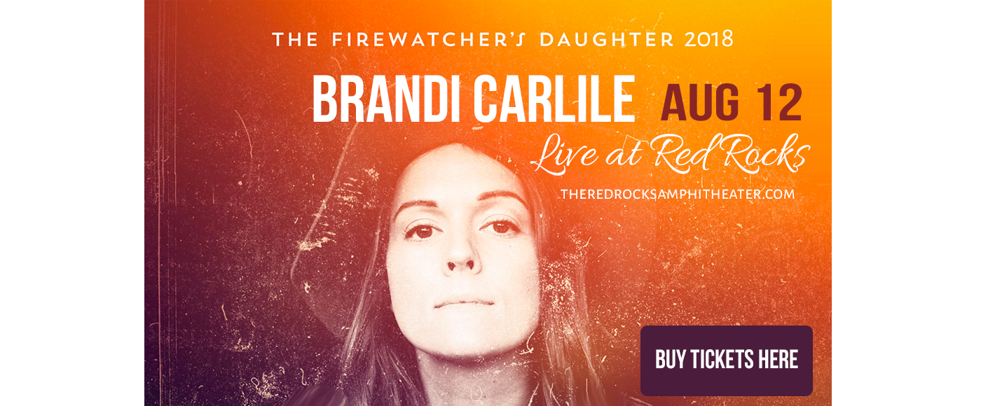 Brandi Carlile Tickets 12th August Red Rocks Amphitheatre