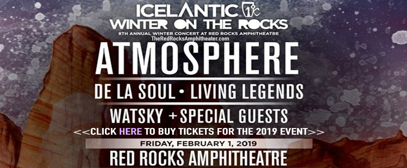 Icelantic's Winter On The Rocks Atmosphere Tickets 1st February