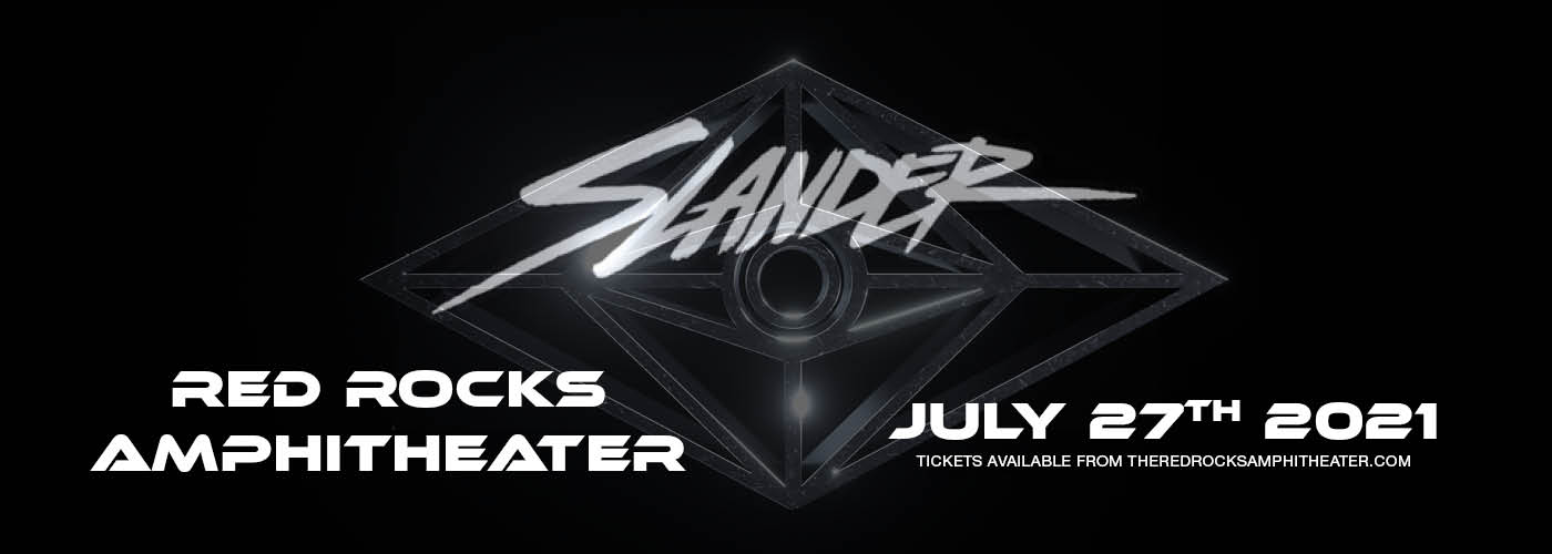 Slander Tickets 27th July Red Rocks Amphitheatre