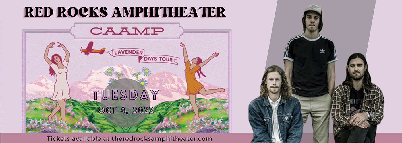 Caamp Tickets 4th October Red Rocks Amphitheatre