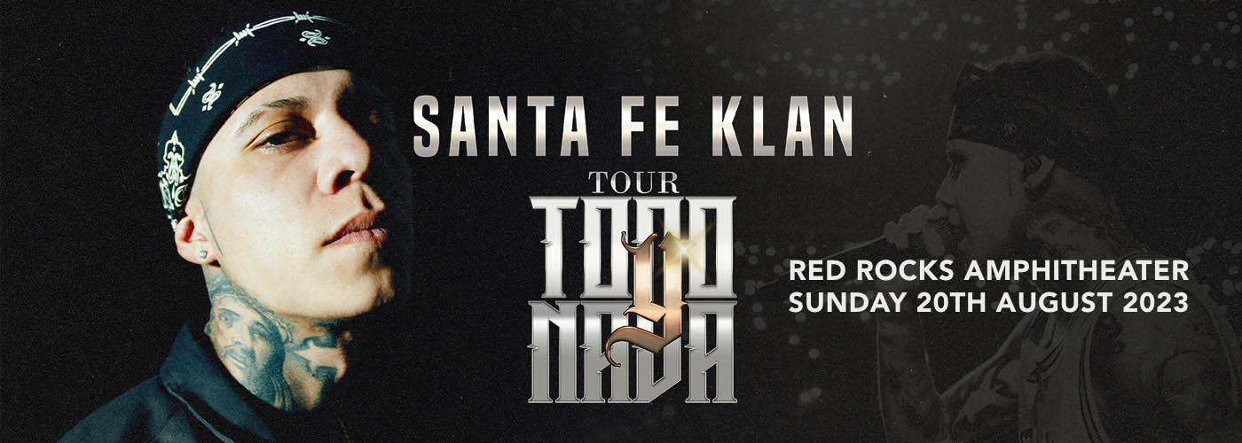 Santa Fe Klan Tickets 20th August Red Rocks Amphitheatre