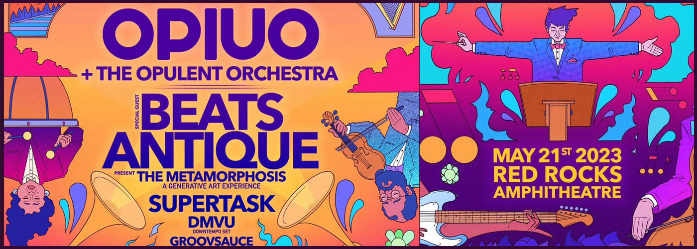 Opiuo Tickets 21st May Red Rocks Amphitheatre