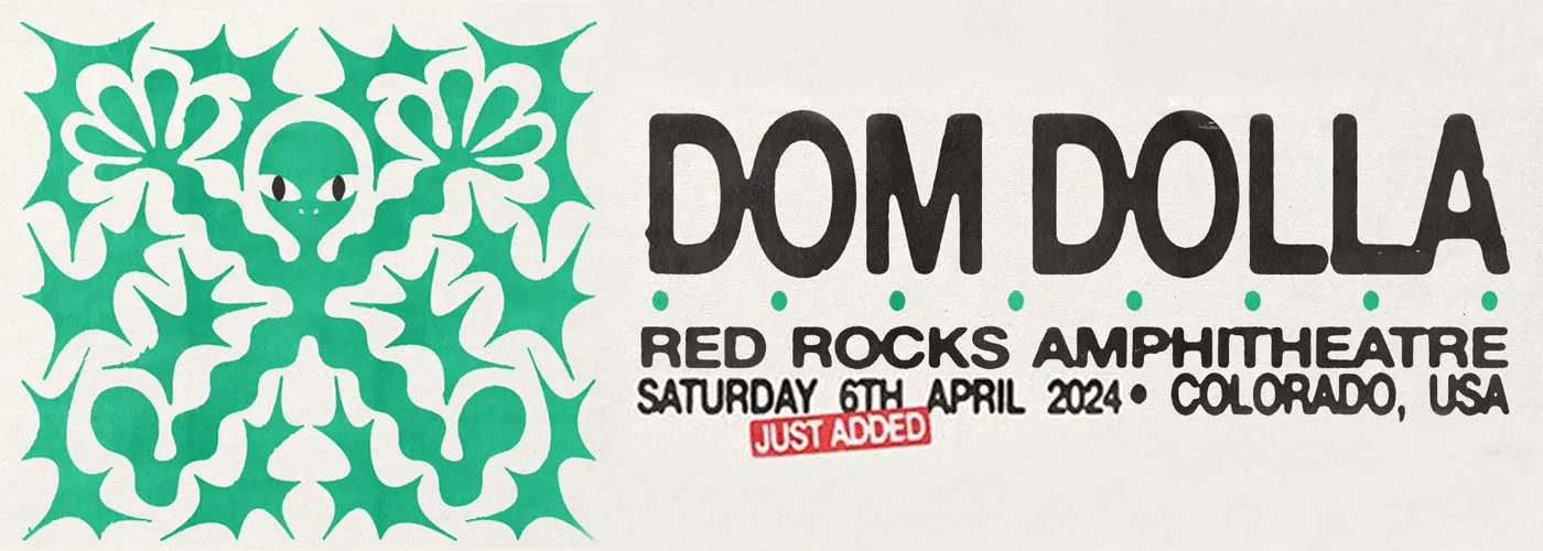 Dom Dolla Tickets 6th April Red Rocks Amphitheatre Red Rocks