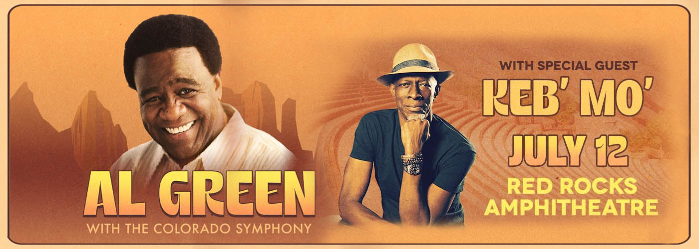 Al Green & The Colorado Symphony Tickets | 12th July | Red Rocks ...